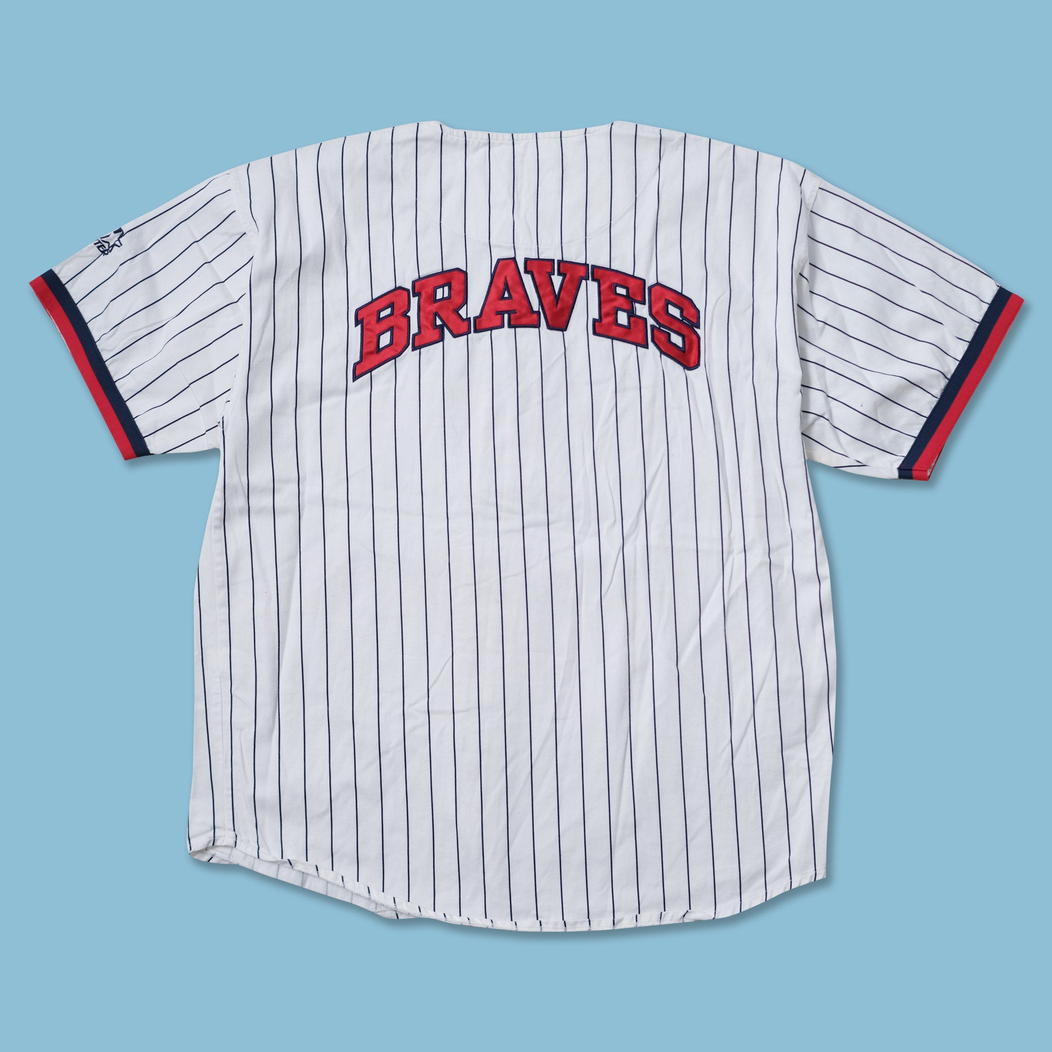 Vintage Atlanta Braves Starter Size Large Alternate Away Jersey MLB