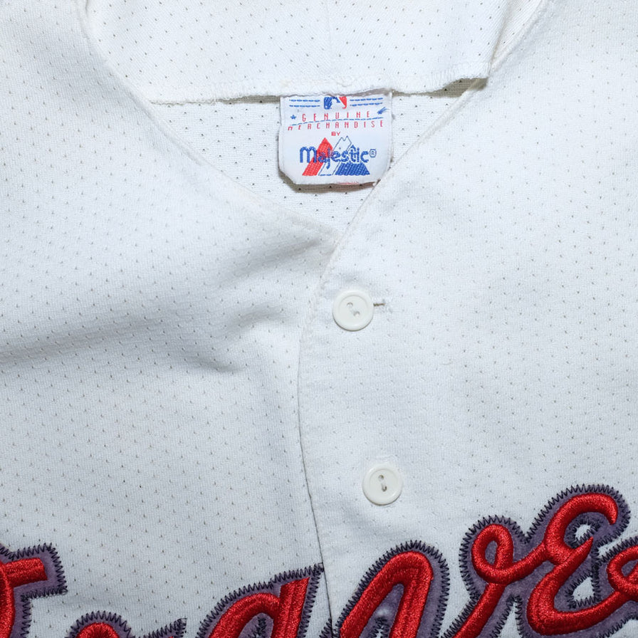 Vintage Atlanta Braves Baseball Jersey XLarge - Double Double Vintage