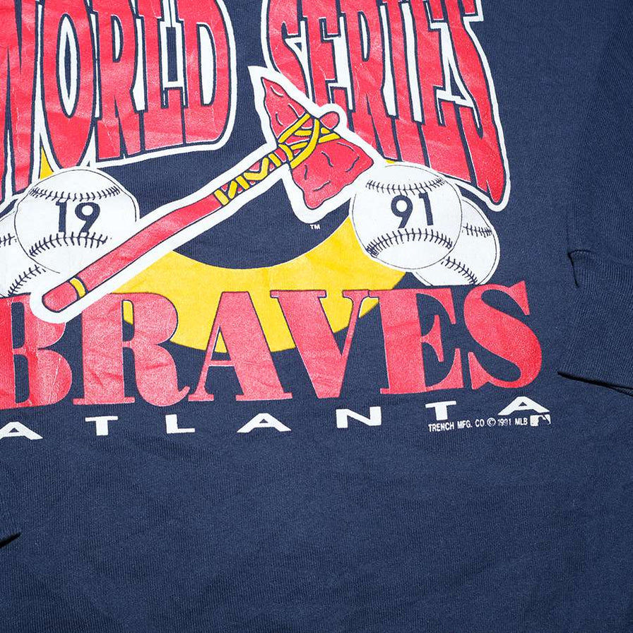 Vintage 1991 Atlanta Braves Sweater Large
