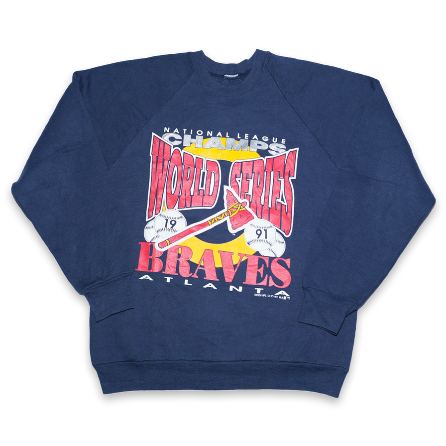 Vintage 1991 Atlanta Braves Sweater Large