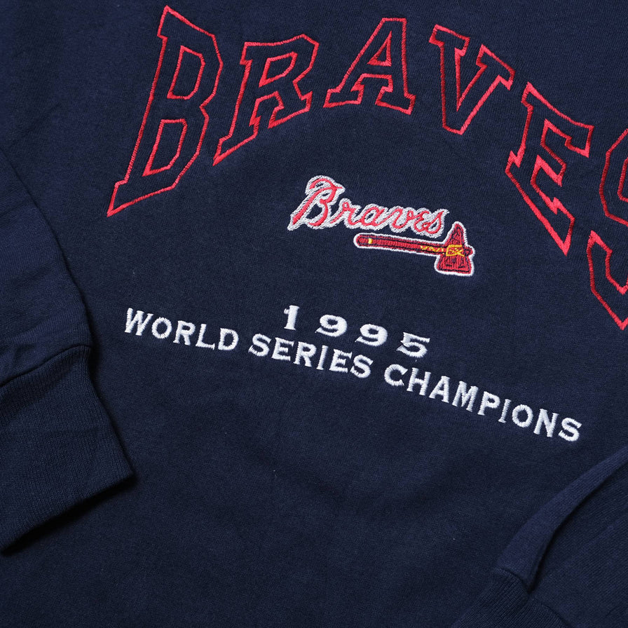 Vintage MLB (Lee) - Braves World Champions Crew Neck Sweatshirt 1995 X-Large