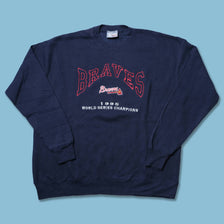 Vintage 1995 Atlanta Braves Champions Sweater XLarge