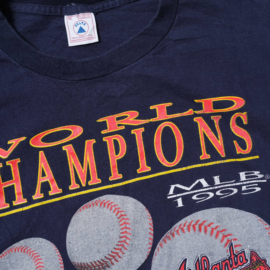 Vintage 1995 Atlanta Braves T-Shirt XLarge