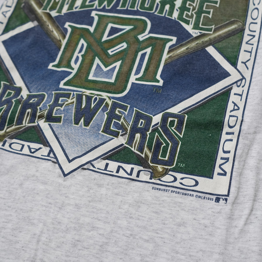 Vintage 1995 Milwaukee Brewers T-Shirt XLarge