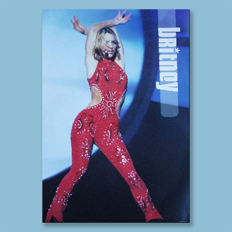 2000 Britney Spears Poster Double Double Vintage