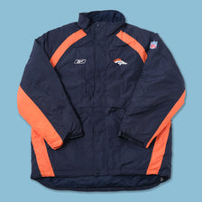 Vintage Reebok Denver Broncos Padded Jacket XLarge