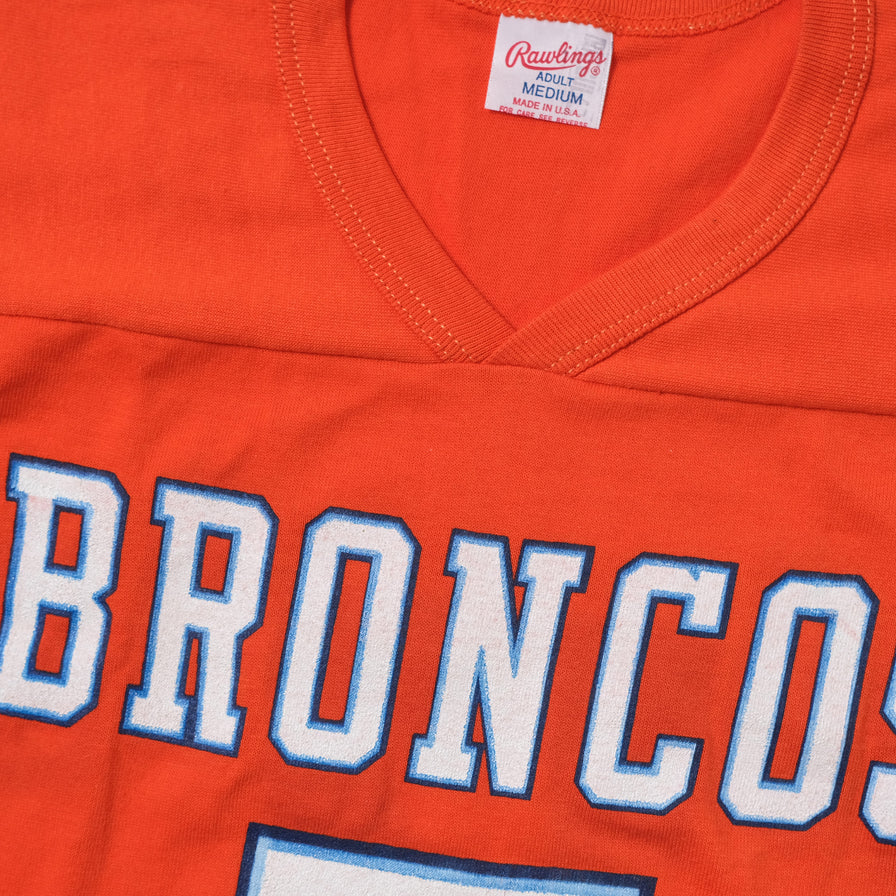 Vintage Deadstock Denver Broncos V-Neck T-Shirt Medium