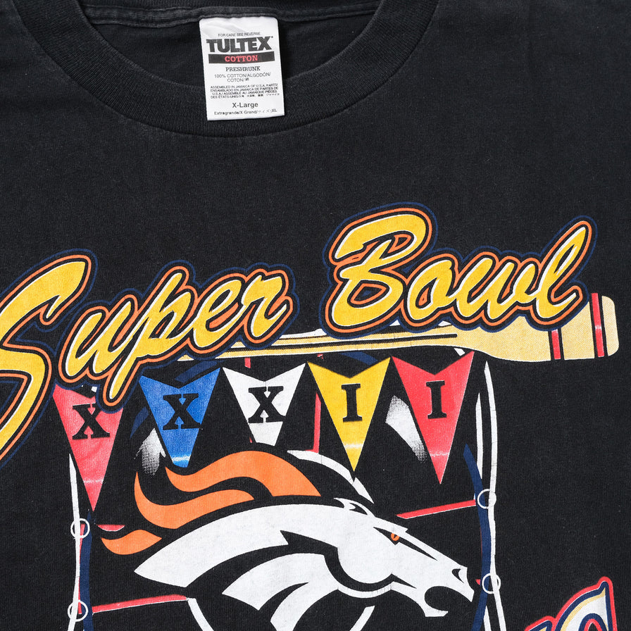 Vintage Super Bowl 1998 Denver Broncos T-Shirt XLarge