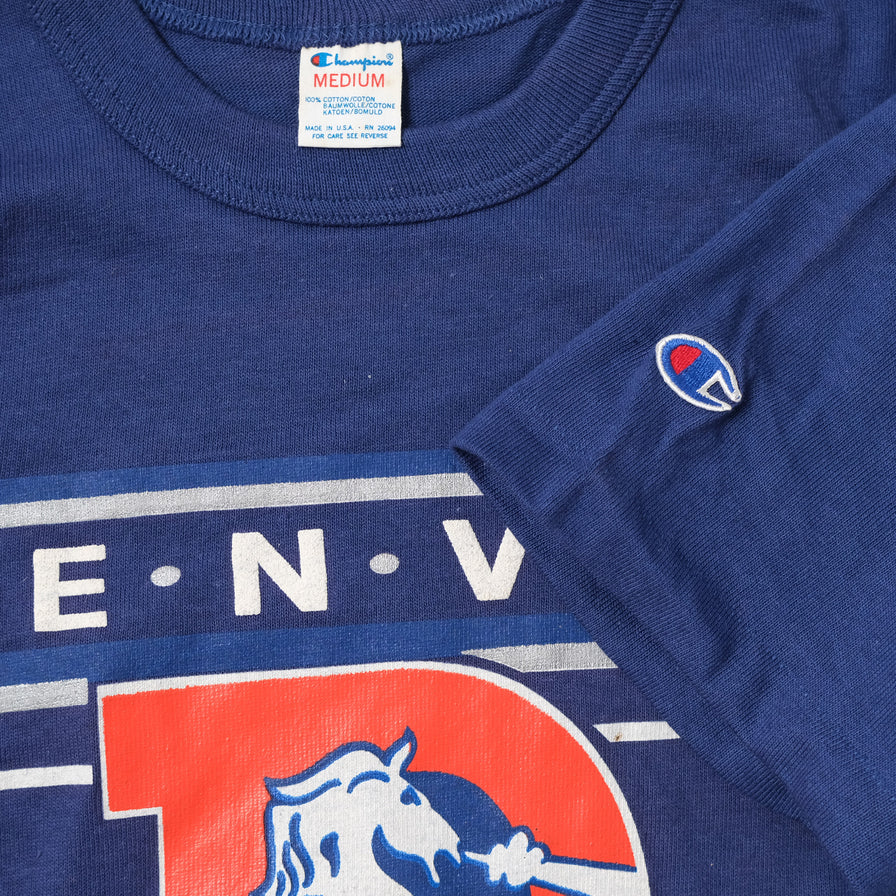 Vintage Deadstock Champion Denver Broncos T-Shirt Medium