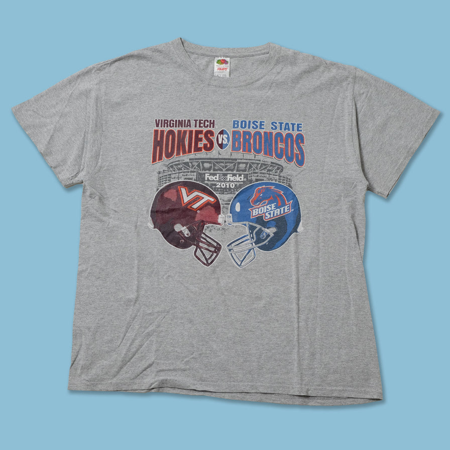 Virginia Tech vs Boise State Broncos T-Shirt Large / XLarge
