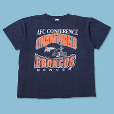 Vintage 1999 Denver Broncos AFC Champions T-Shirt XLarge