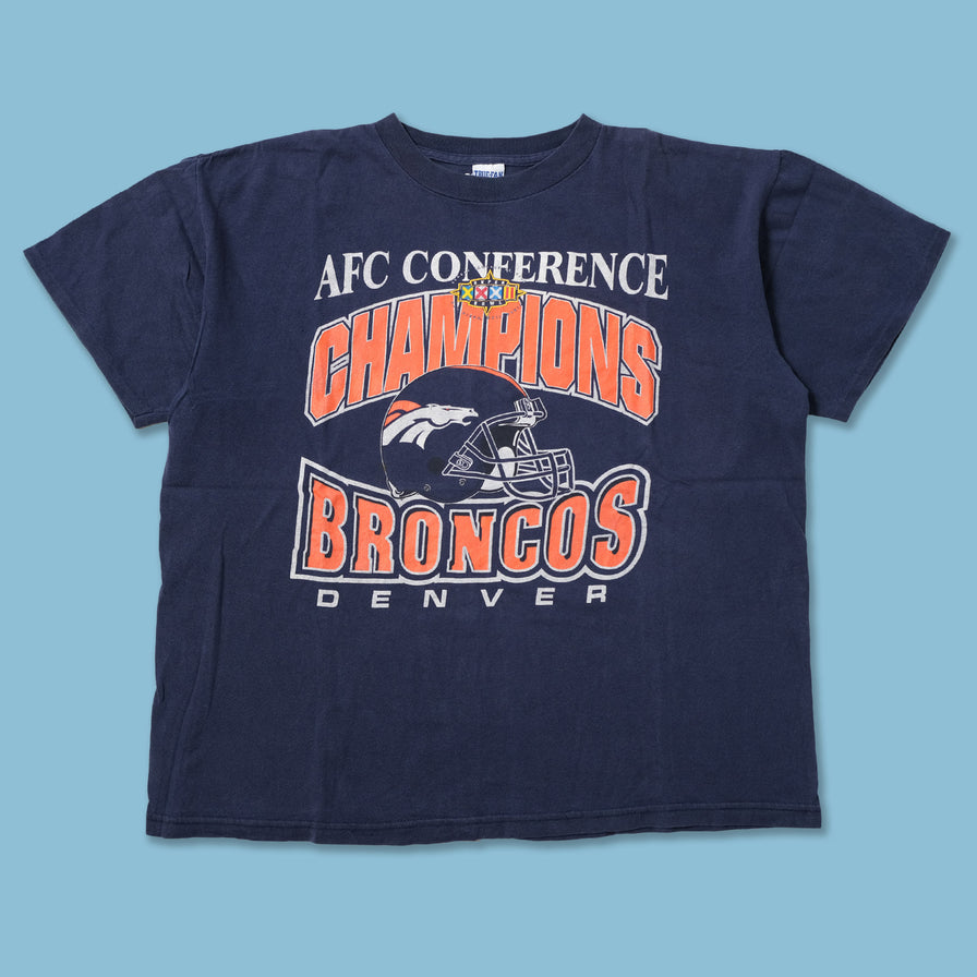 Vintage 1999 Denver Broncos AFC Champions T-Shirt XLarge