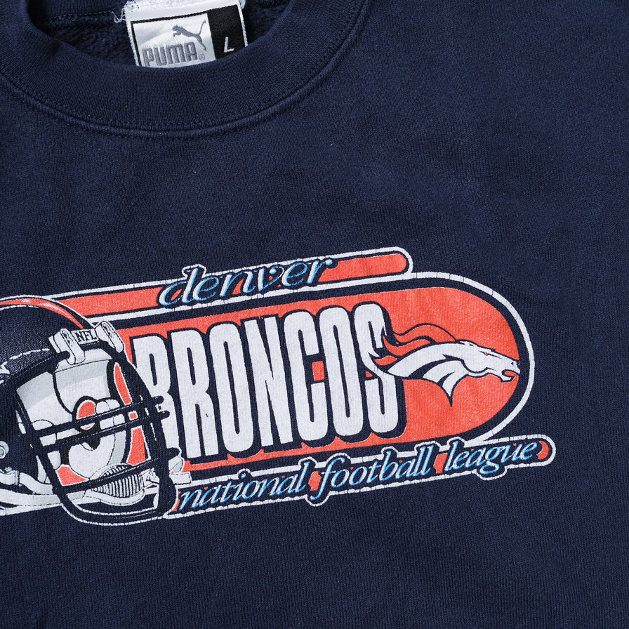 Vintage Puma Denver Broncos Sweater Medium / Large