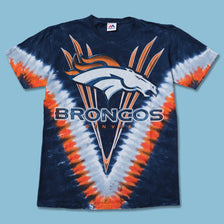 Vintage Denver Broncos Tie Dye T-Shirt Large / XLarge