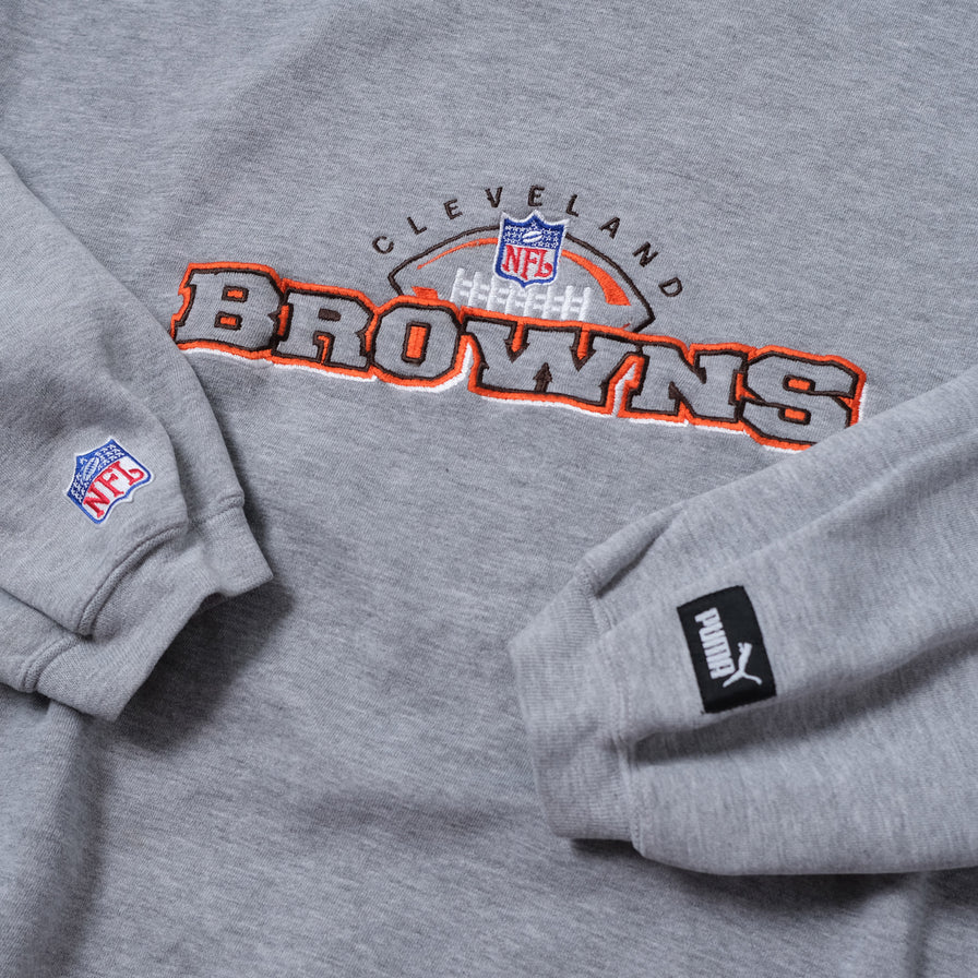 Vintage Puma Cleveland Browns Sweater XLarge