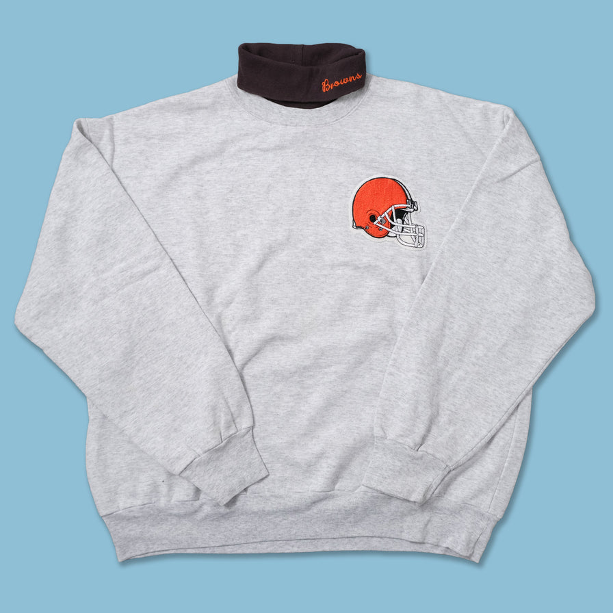 Vintage Cleveland Browns Turtleneck Sweater XLarge