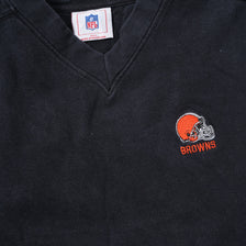 Vintage Cleveland Browns V-Neck Sweater Large