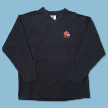 Vintage Cleveland Browns V-Neck Sweater Large