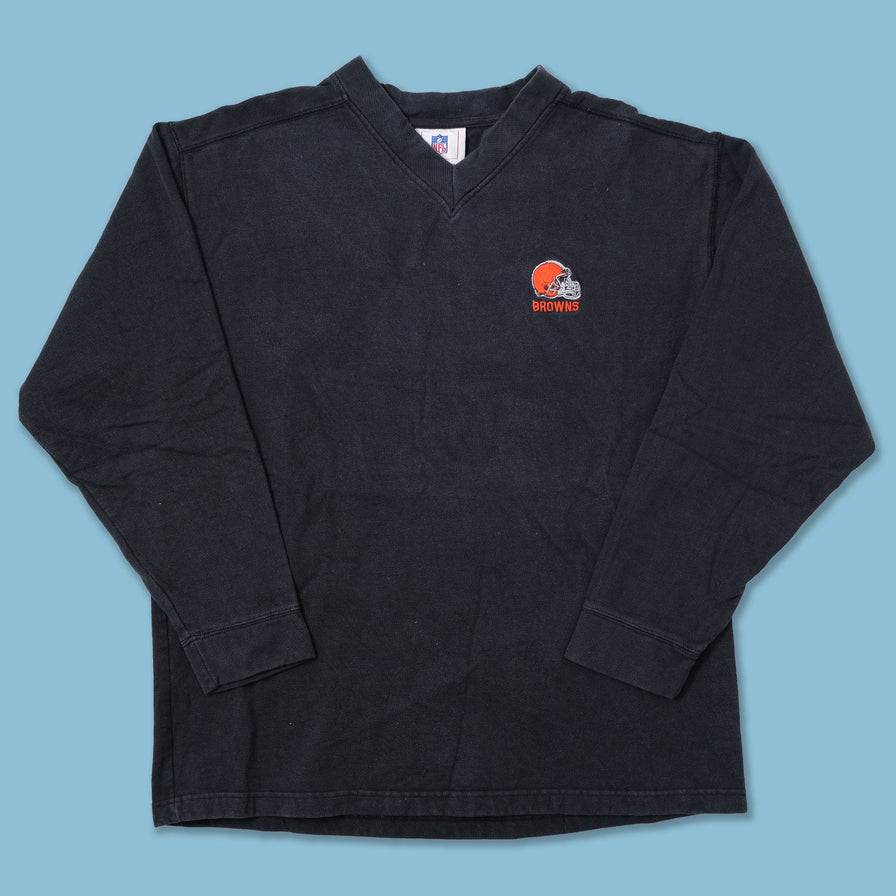 Vintage Cleveland Browns V-Neck Sweater Large