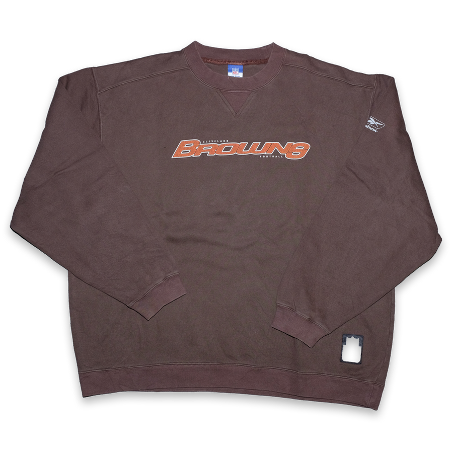 Vintage Reebok Cleveland Browns Sweater XLarge - Double Double Vintage