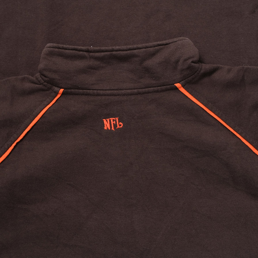 Vintage Cleveland Browns Q-Zip Sweater Large
