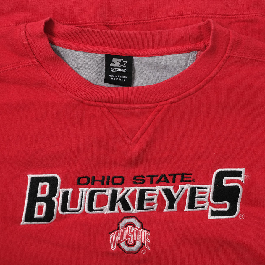 Vintage Starter Ohio State Buckeyes Sweater XLarge