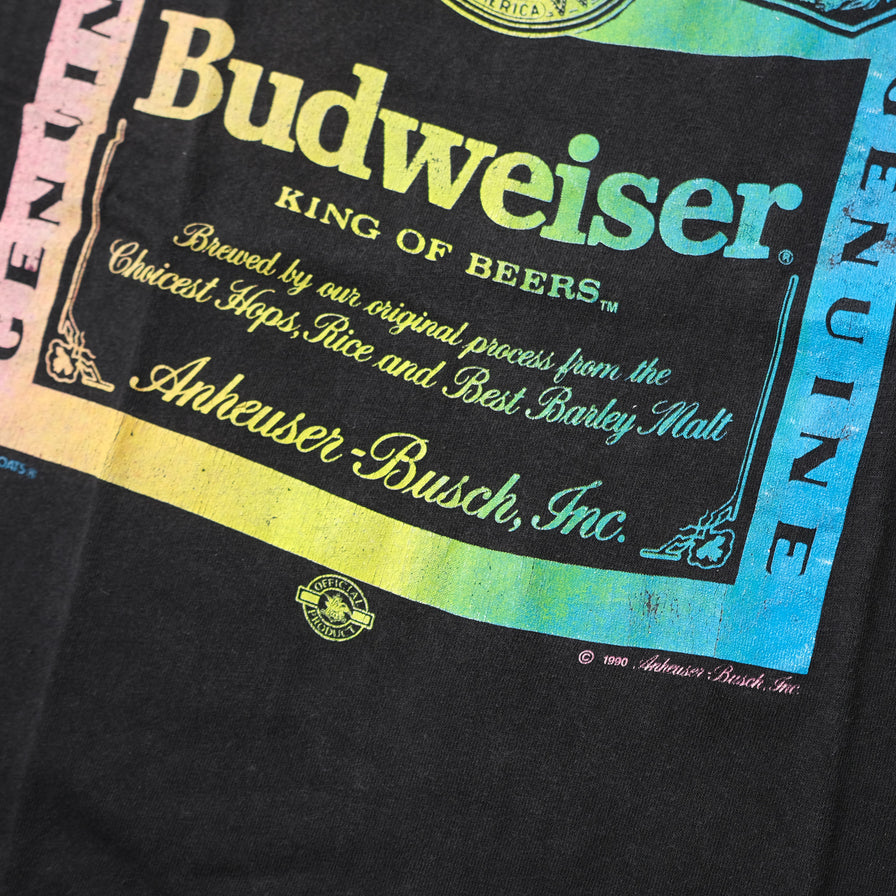 Vintage 1990 Budweiser T-Shirt Large