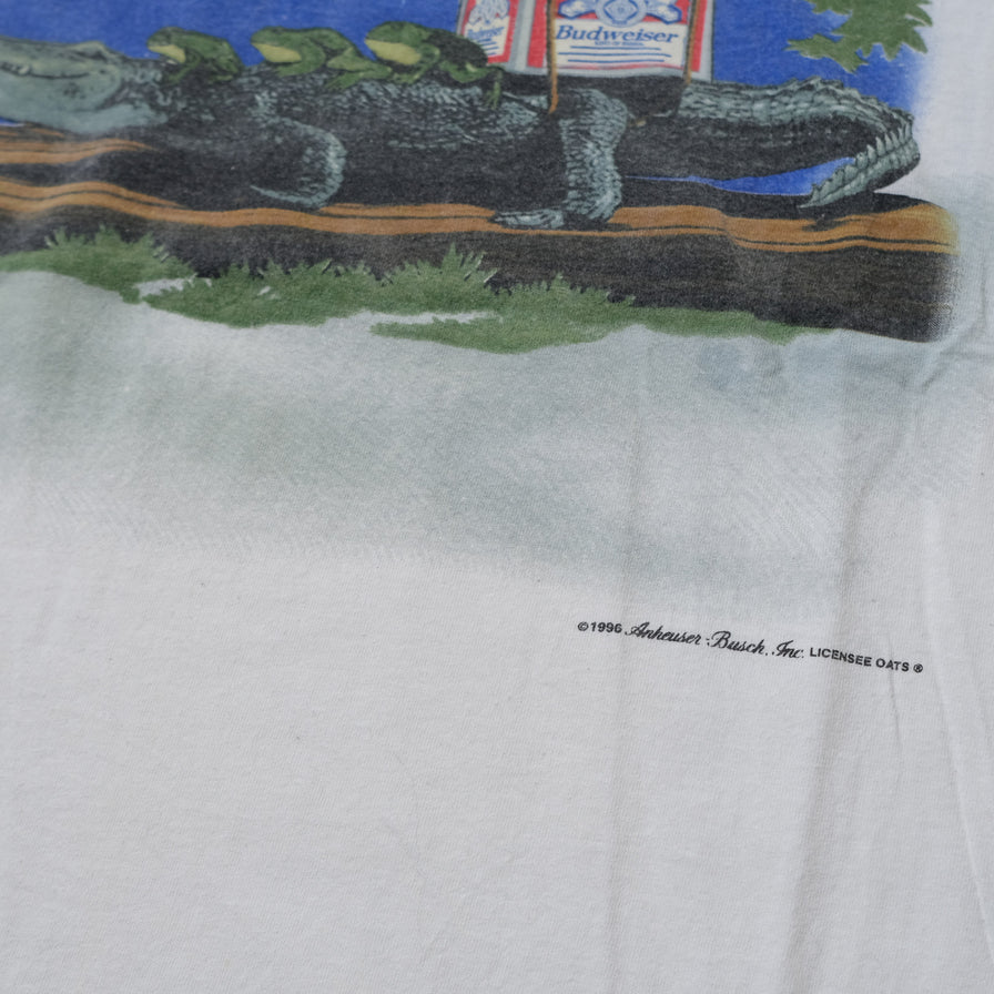 Vintage 1996 Budweiser T-Shirt Large / XLarge