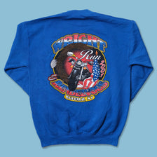 Vintage Wright Run Motor Bike Sweater Medium