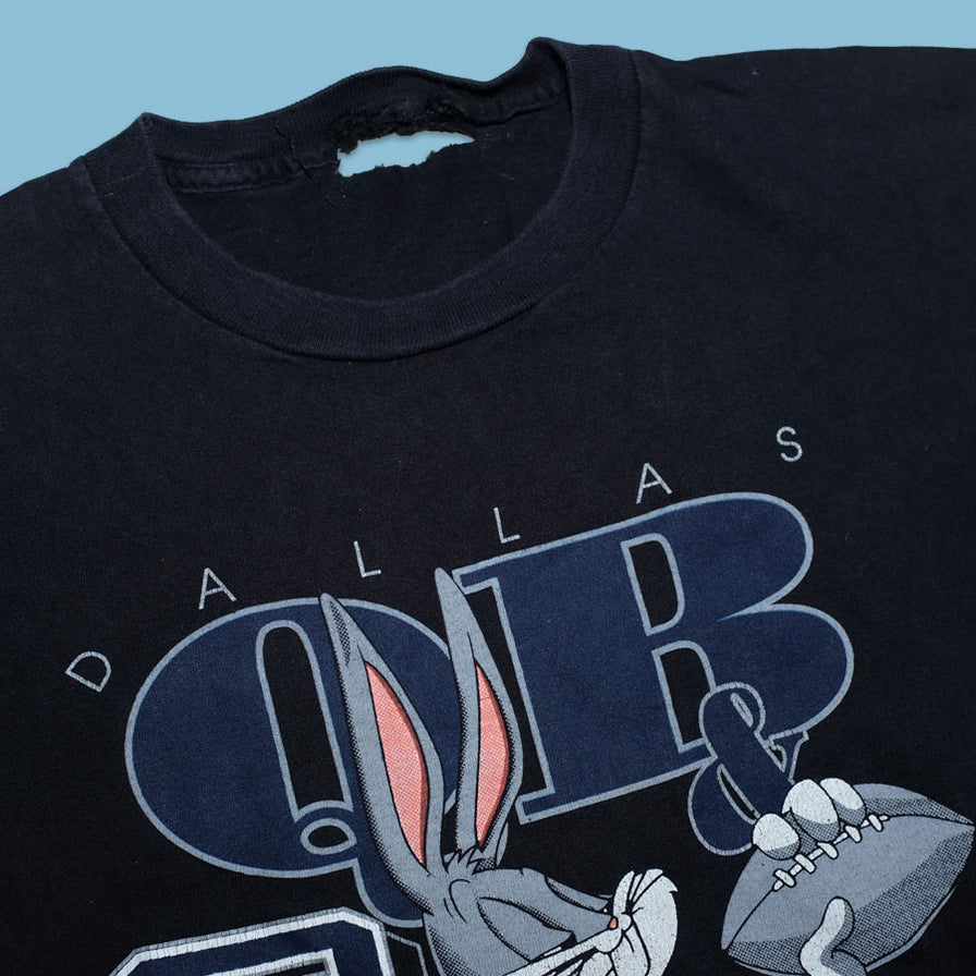 Vintage 1993 Bugs Bunny Dallas Cowboys T-Shirt Large - Double Double Vintage