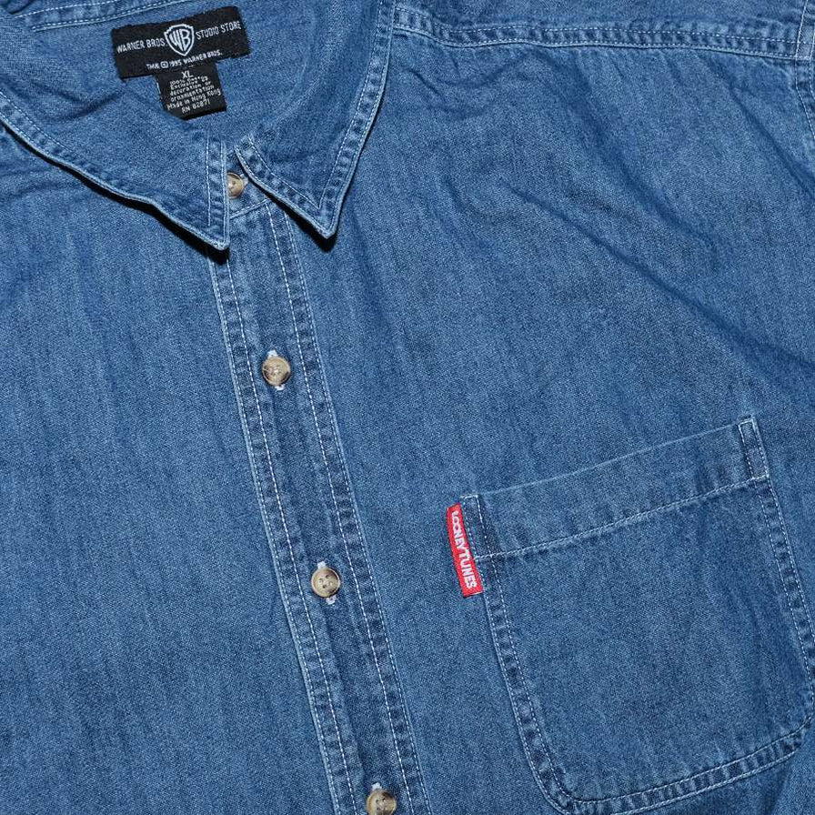 Vintage Bugs Bunny Denim Shirt XLarge