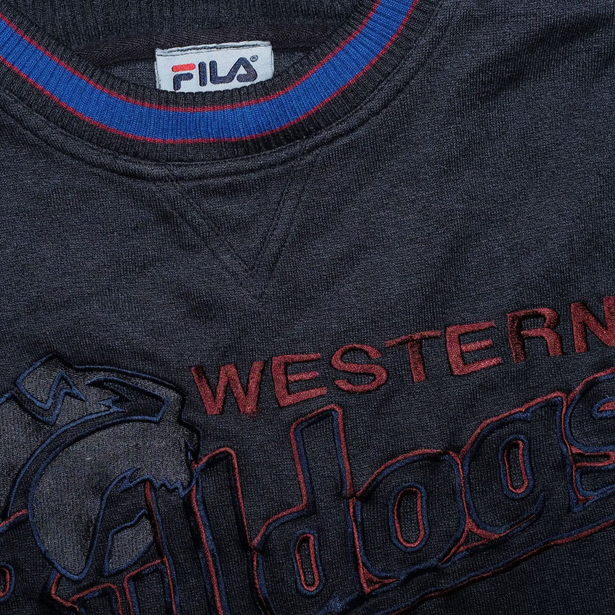 Vintage Fila Western Bulldogs Sweater Small - Double Double Vintage