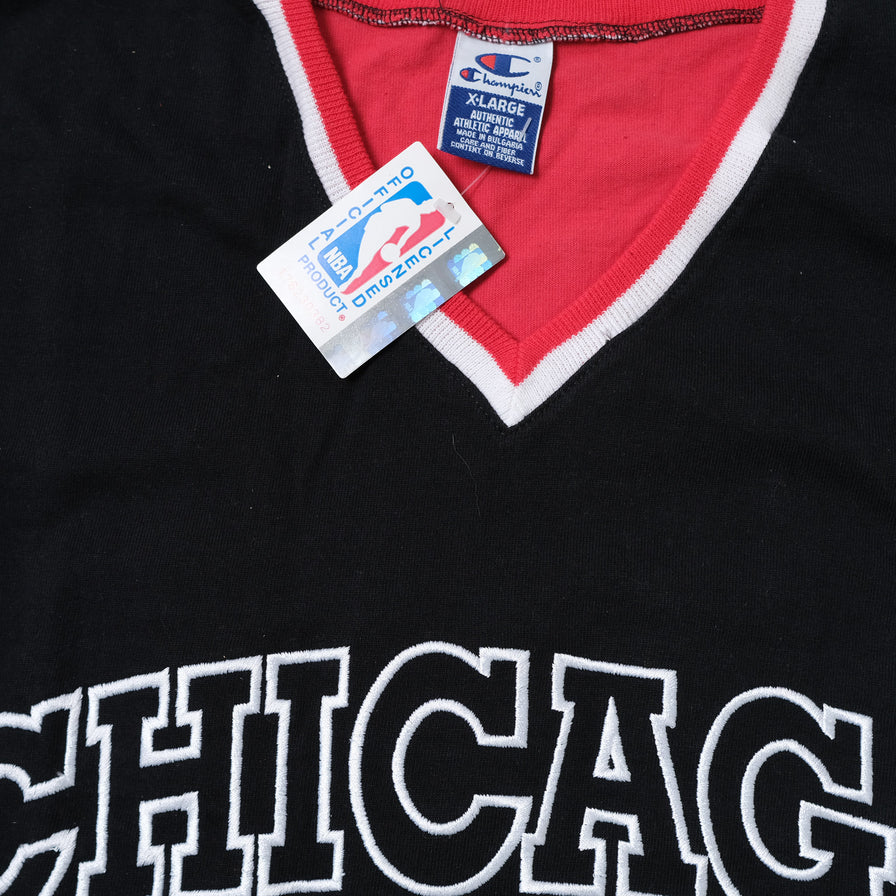 Vintage Deadstock Champion Chicago Bulls Shooting Shirt XLarge