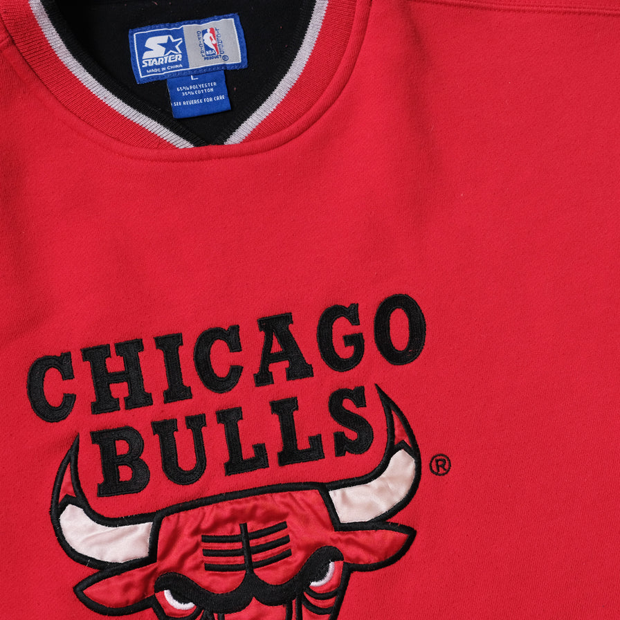 Vintage Starter Chicago Bulls Sweater Large / XLarge