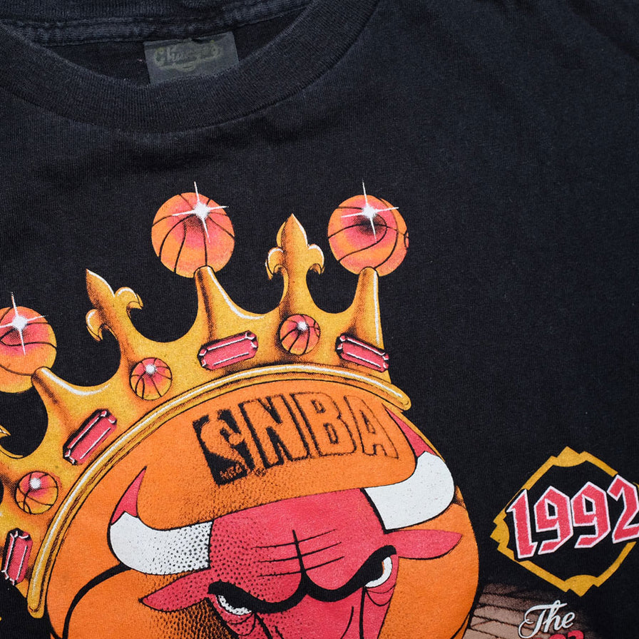 Vintage Chicago Bulls 1993 Championship T-Shirt Large / XLarge - Double Double Vintage