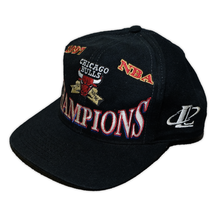 Vintage Chicago Bulls 1997 Champions Cap - Double Double Vintage