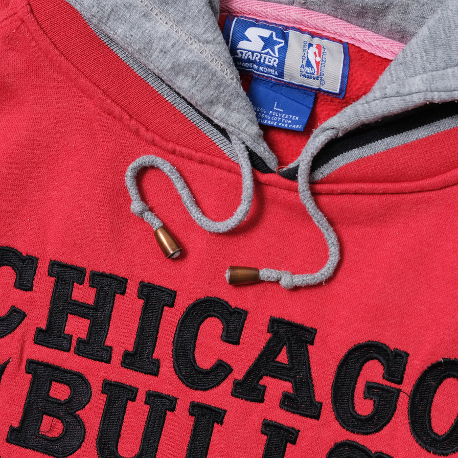 Vintage Starter Chicago Bulls Hoody Large