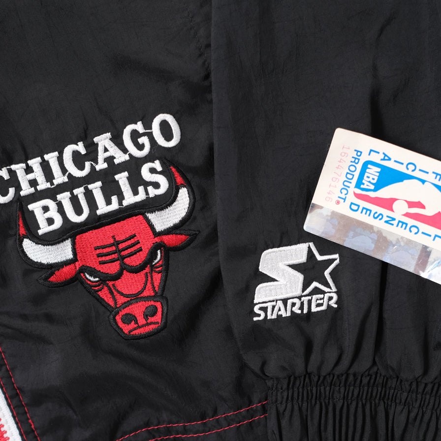 Vintage Deadstock Starter Chicago Bulls Track Jacket Medium / Large
