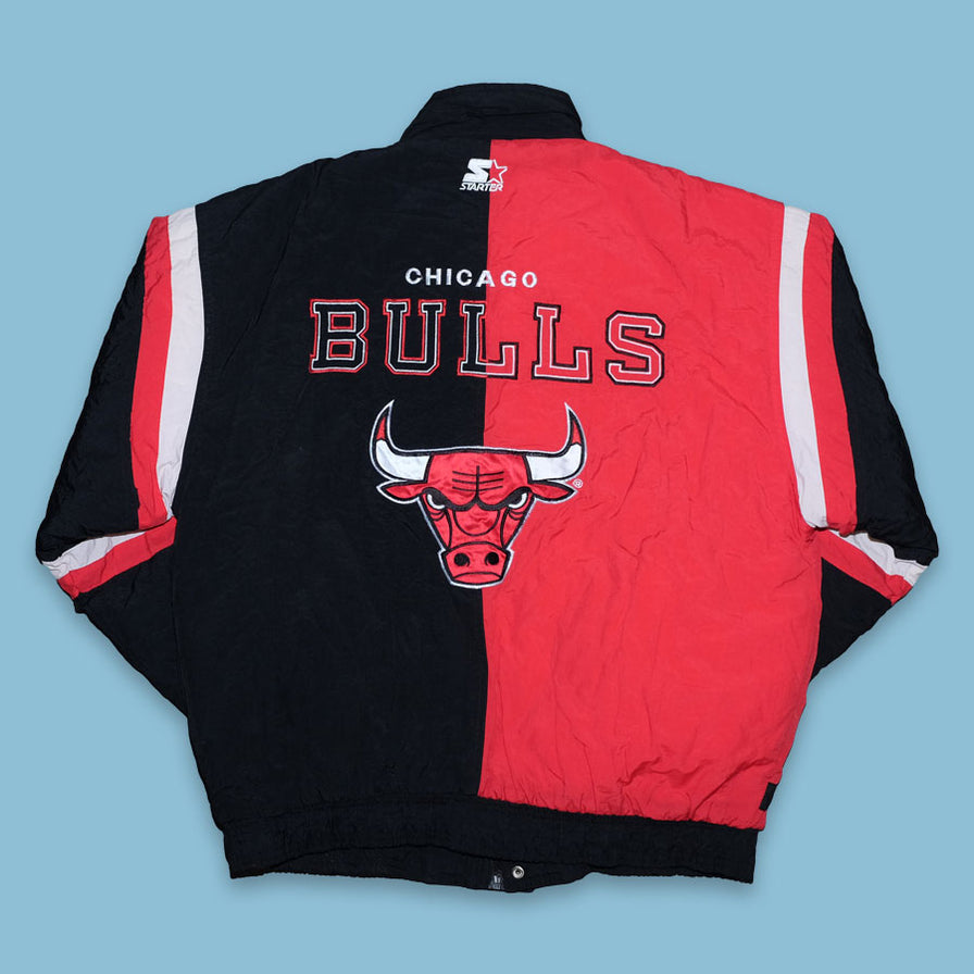 Vintage Starter Chicago Bulls Padded Jacket Large - Double Double Vintage