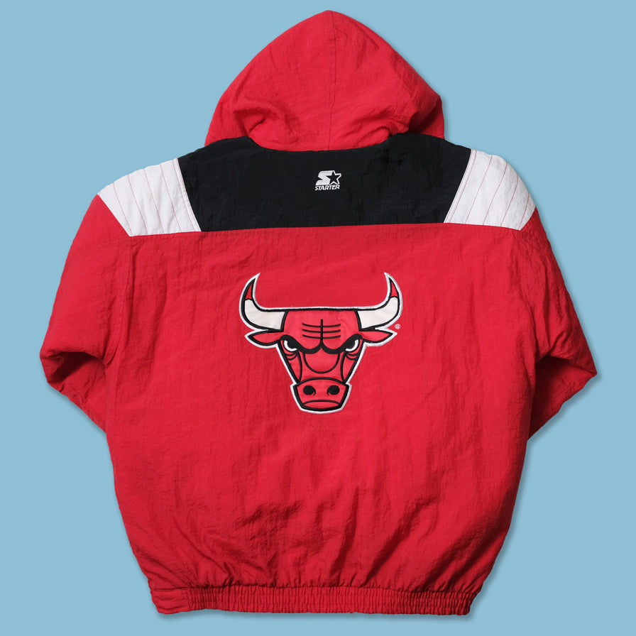 Vintage Starter Chicago Bulls Anorak Large