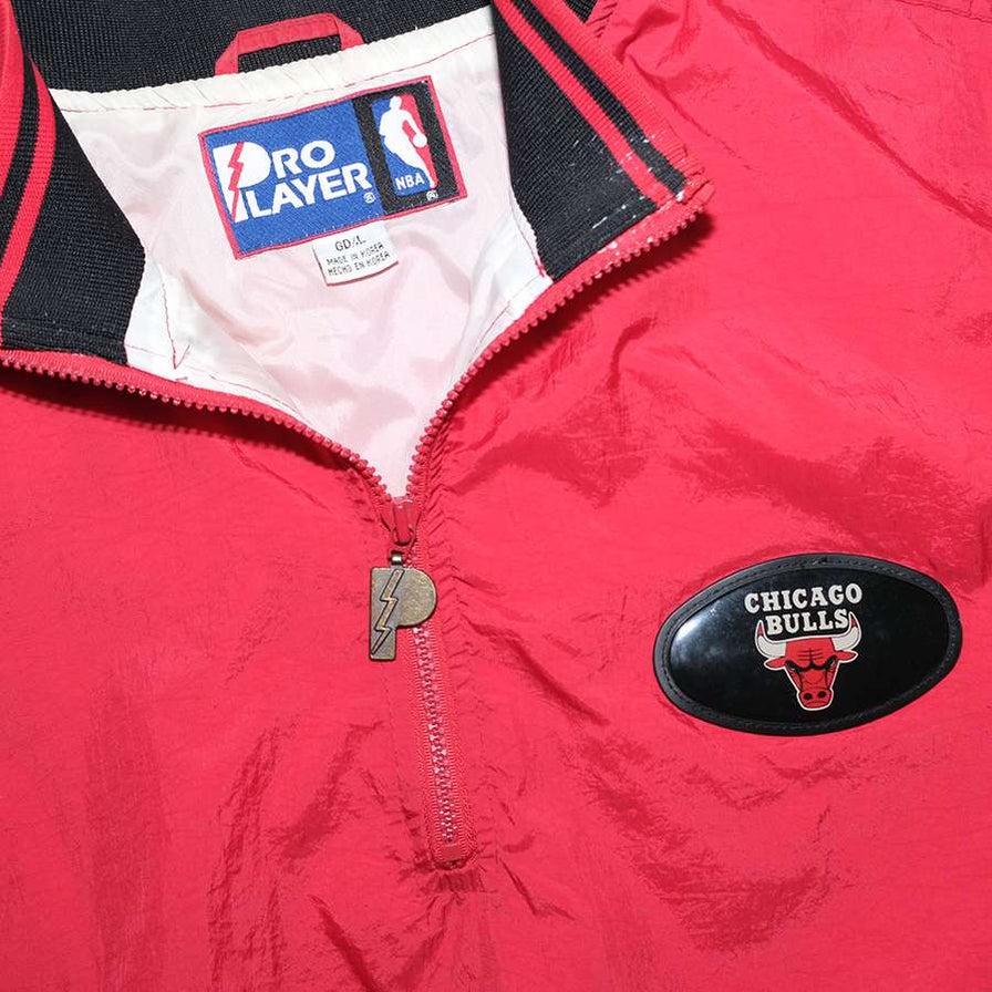 Vintage Chicago Bulls Q-Zip Windbreaker Large / XLarge
