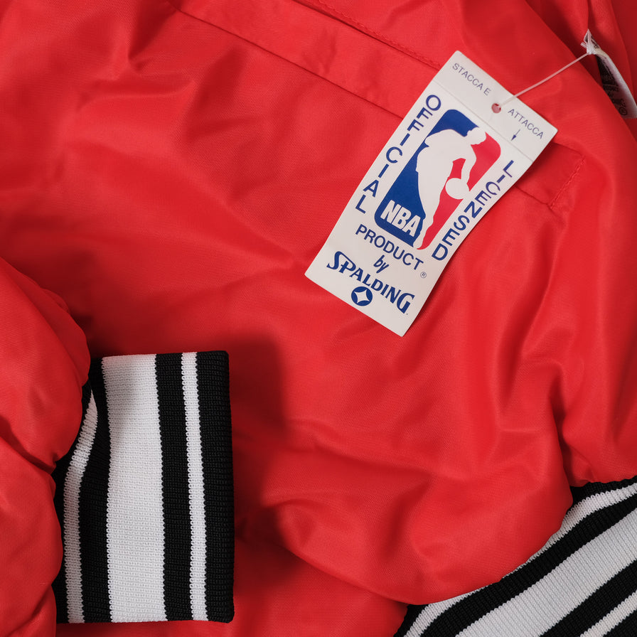 Vintage Deadstock Spalding Chicago Bulls Bomber Jacket Large