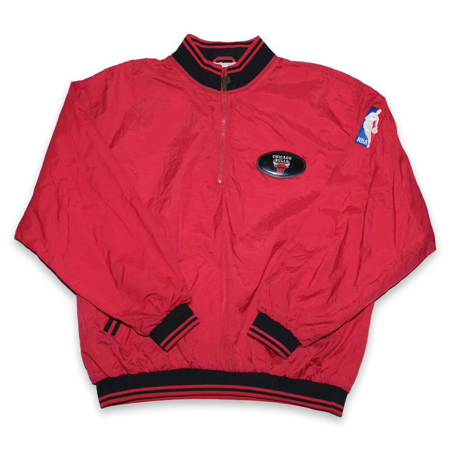 Vintage Chicago Bulls Q-Zip Windbreaker Large / XLarge