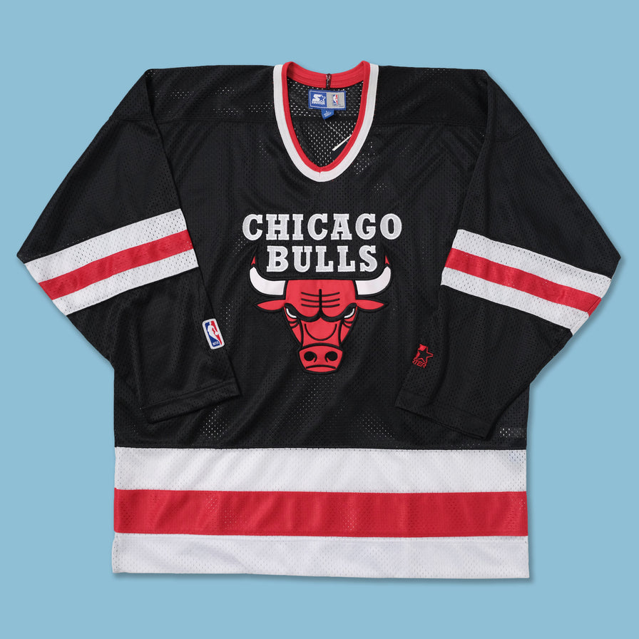 Vintage DS Starter Chicago Bulls Hockey Jersey Large