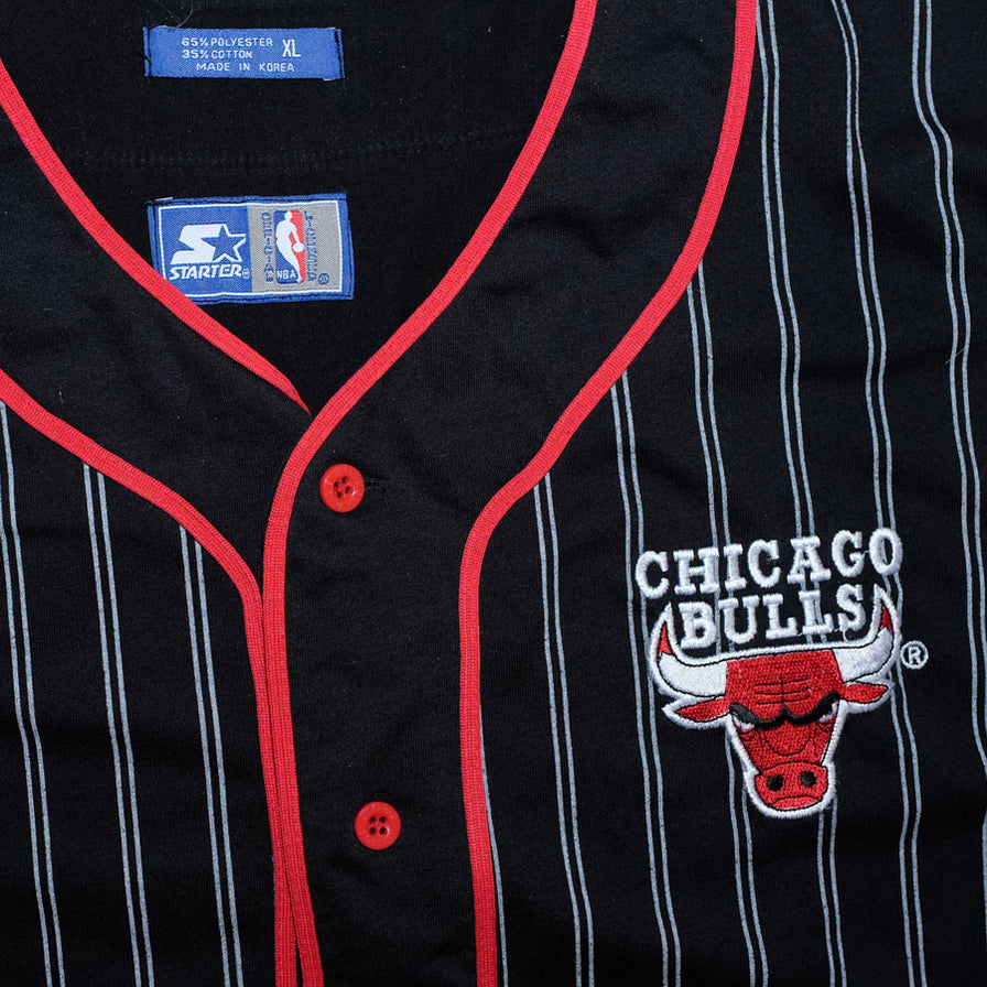 Vintage Starter Chicago Bulls Baseball Jersey XLarge / XXL - Double Double Vintage