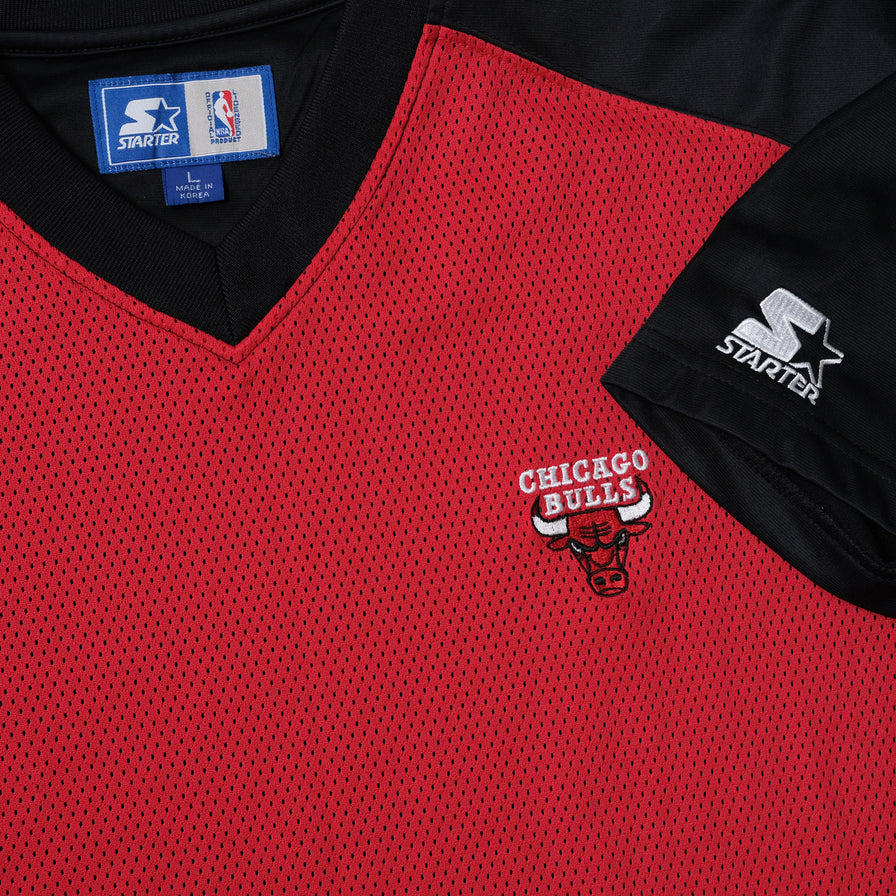 Vintage Starter Chicago Bulls Shooting Shirt Large