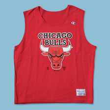 Vintage Champion Chicago Bulls Cotton Jersey XLarge