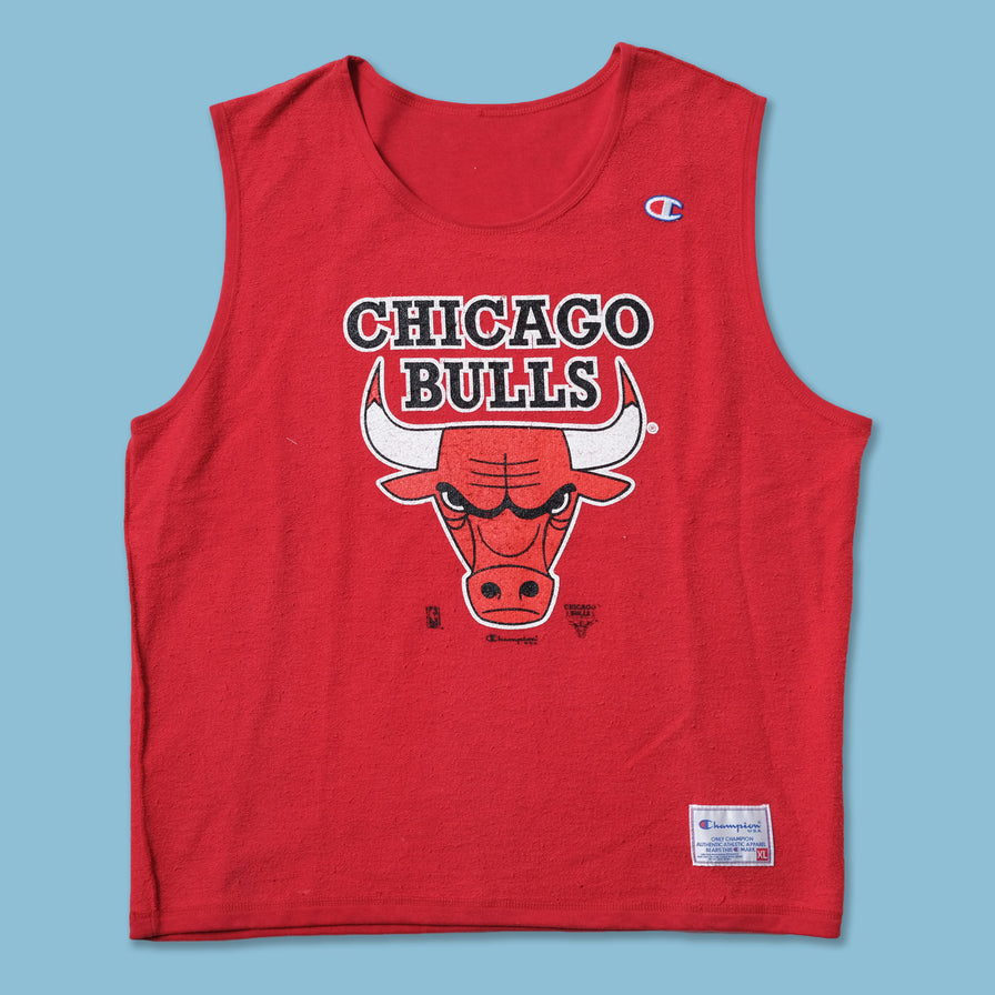 Vintage Champion Chicago Bulls Cotton Jersey XLarge