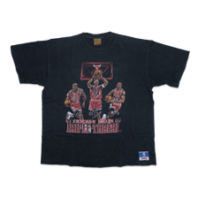 Vintage Chicago Bulls Triple Threat T-Shirt XLarge - Double Double Vintage