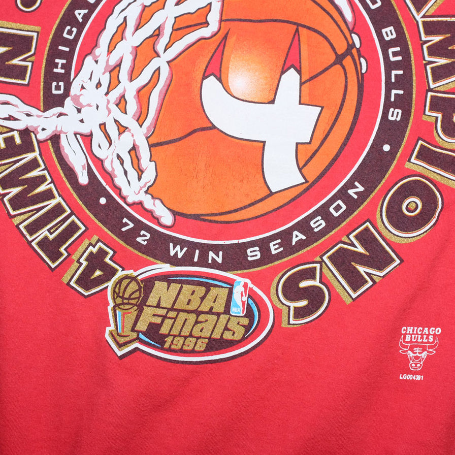 Vintage 1996 Chicago Bulls Championship T-Shirt XLarge - Double Double Vintage